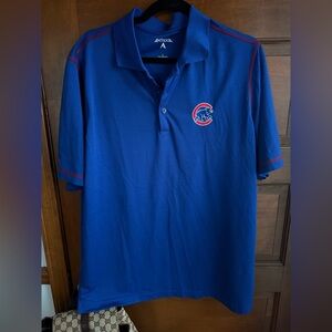 Mens Chicago Cubs Antigua Royal Legacy Pique Polo